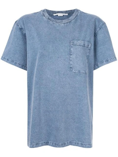 Stella Mccartney Jersey T-shirt In Blue