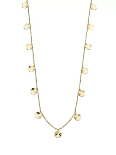 Ippolita Classico Long 18k Yellow Gold Paillette Layering Necklace
