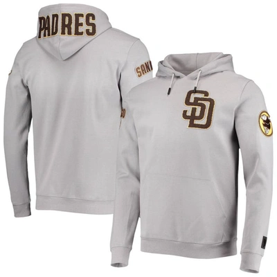 Pro Standard Gray San Diego Padres Team Logo Pullover Hoodie