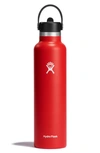 Hydro Flask 24-ounce Water Bottle With Straw Lid In Goji