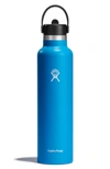 Hydro Flask 24-ounce Water Bottle With Straw Lid In Pacific