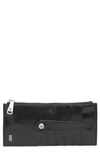 Hobo Linn Leather Wallet In Black