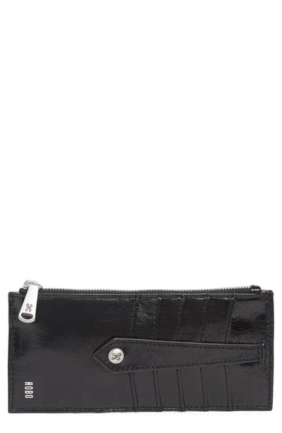 Hobo Linn Leather Wallet In Black