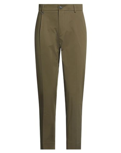 Be Able Man Pants Military Green Size 38 Cotton, Elastane