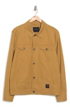Lucky Brand Colton Classic Cotton Trucker Jacket In Khaki Sand