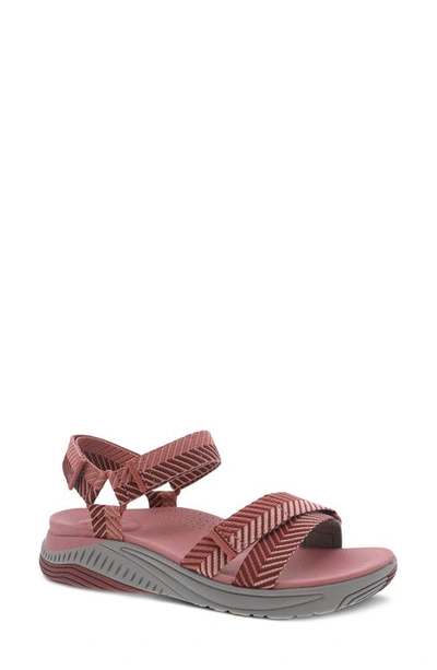 Dansko Racquel Ankle Strap Sport Sandal In Pink