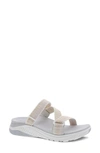 Dansko Rosette Strappy Sport Sandal In Ivory Multi Webbing