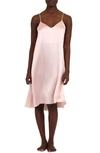 Papinelle Pure Silk Slip Nightgown In  Pink