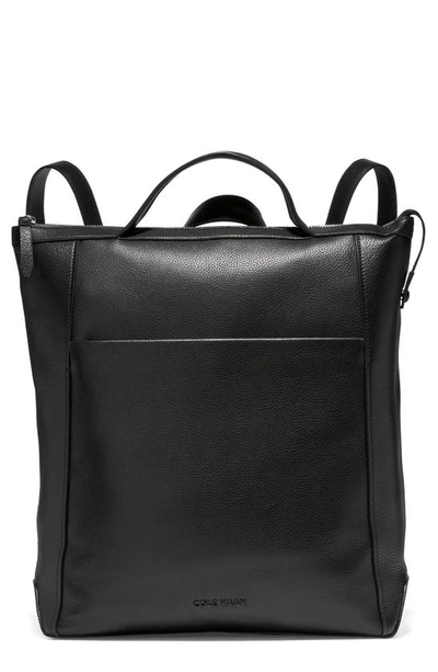 Cole Haan Grand Ambition Leather Convertible Backpack In Black ModeSens