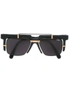 Cazal Square Frame Sunglasses In Black