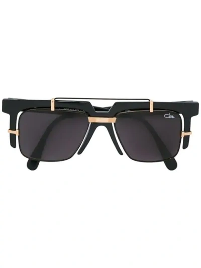 Cazal Square Frame Sunglasses In Black