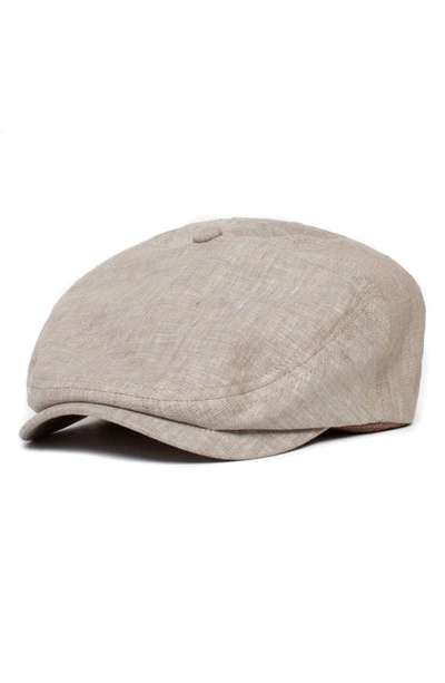 Goorin Bros Will Kimmel Slub Driving Cap In Brown