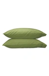 Matouk Nocturne 600 Thread Count Pillowcase In Grass