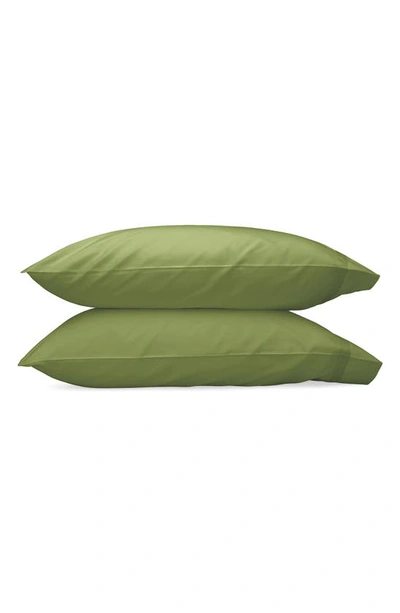 Matouk Nocturne 600 Thread Count Pillowcase In Grass