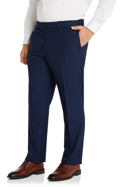 Johnny Bigg Saylor Check Dress Pants In Royal