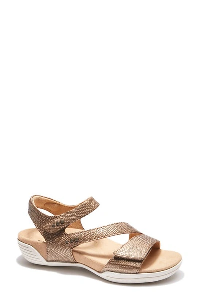 Halsa Footwear Hälsa Denia Ankle Strap Sandal In Bronze