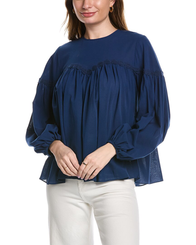 Trina Turk Venus Top In Navy