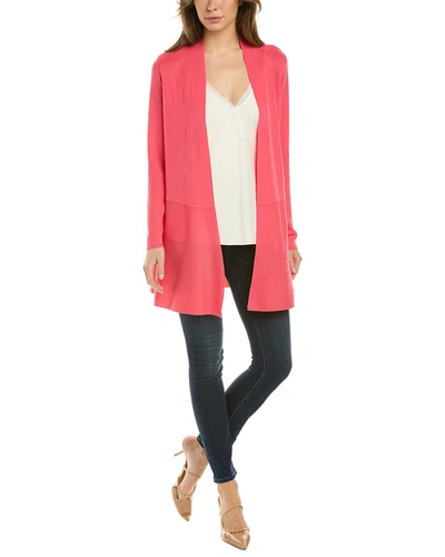 Anne Klein Malibu Cardigan In Red