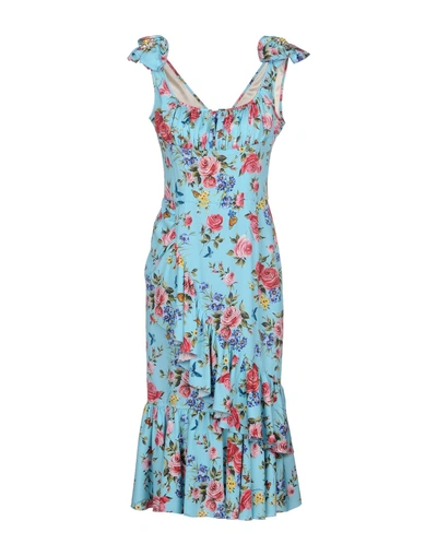 Dolce & Gabbana Formal Dress In Azure
