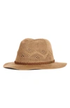 Barbour Flowerdale Trilby Hat In Brown