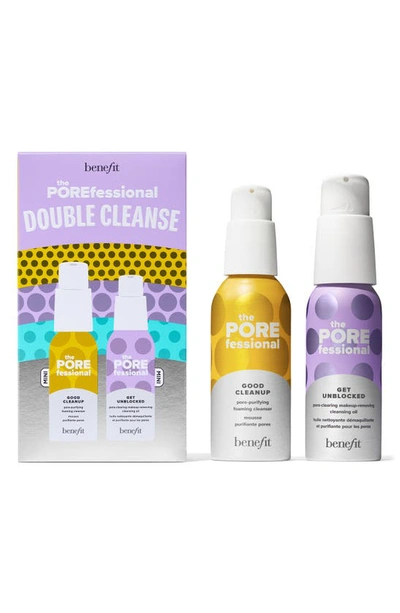 Benefit Cosmetics The Porefessional Double Cleanse Set Usd $31 Value