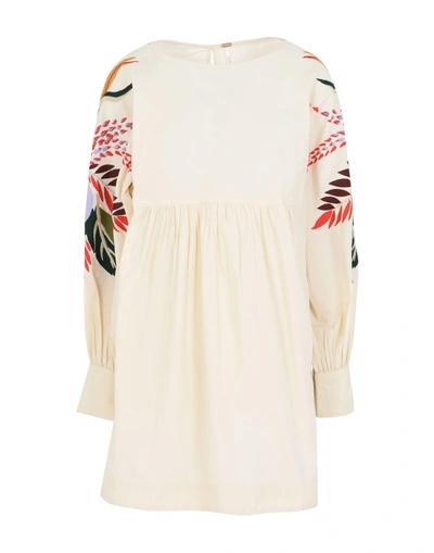 Free People 短款连衣裙 In Beige