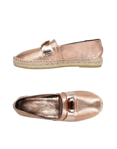 Robert Clergerie Espadrilles In Copper