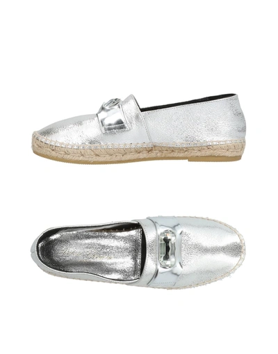 Robert Clergerie Espadrilles In Silver