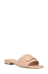 Calvin Klein Women's Tangelo Slip-on Dress Flat Sandals Women's Shoes In Tan/beige