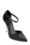 Dkny Women's Veata Ankle-strap Pointed-toe Pumps In Black
