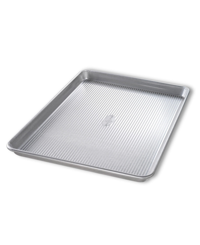 Usa Pan Stainless Steel Half Sheet Pan In Silver