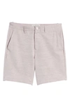 Original Penguin Heather Stripe Chino Shorts In Lavender Frost