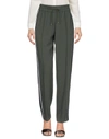 Kenzo Casual Pants In Military Green