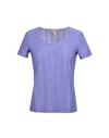 Armani Collezioni T-shirts In Light Purple