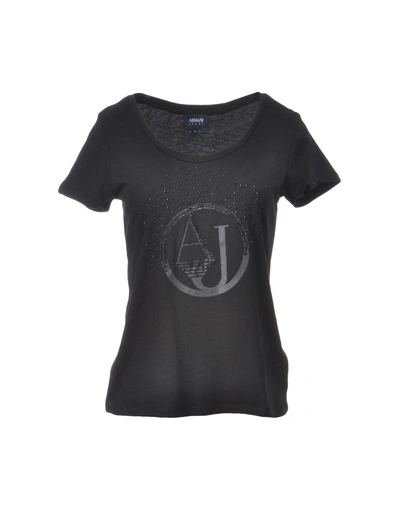 Armani Jeans T-shirt In Black