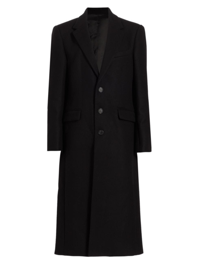 Wardrobe.nyc Single Breasted Coat In Black
