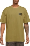 Nike Acg Nrg Printed Jersey T-shirt In Green