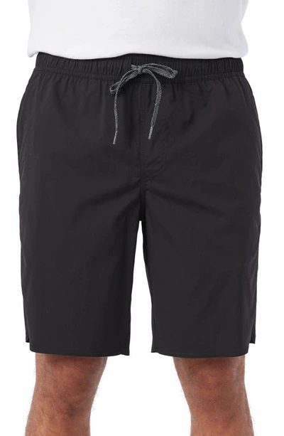 O'neill Traveler Camino Drawstring Shorts In Black