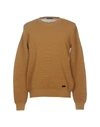 Alessandro Dell'acqua Sweaters In Camel