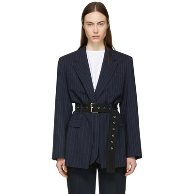 3.1 Phillip Lim / フィリップ リム Tailored Jacket With Deconstructed Waist In Na436 Navy