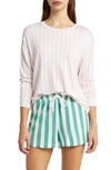 Honeydew Intimates Good Times Short Pajamas In Inhale Stripe