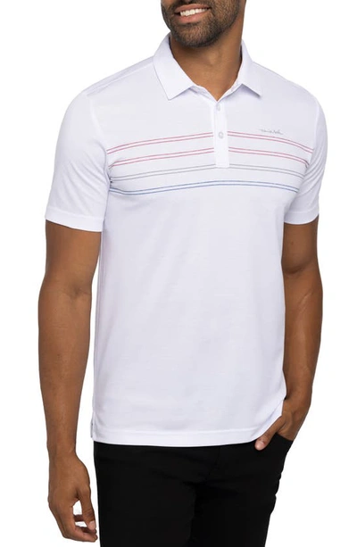 Travismathew Madero Pima Cotton Blend Polo In White