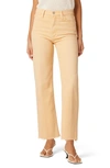 Joe's The Blake Raw Hem High Waist Ankle Wide Leg Jeans In Sunkissed