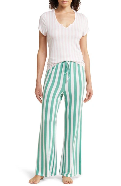Honeydew Intimates Good Times Pajamas In Inhale Stripe