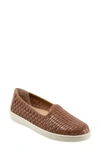 Trotters Adelina Woven Slip-on Shoe In Luggage