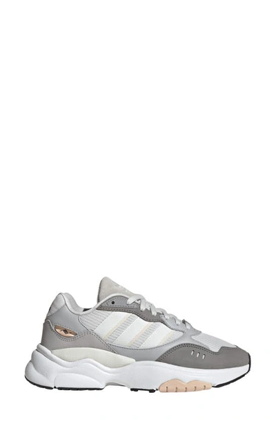 Adidas Originals Retropy F90 Trainer In Grey / White/ Bliss