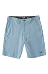 Billabong Kids' Crossfire Chino Shorts In Dusty Blue