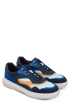 Greats Wythe Leather Paneled Sneaker In Navy Multi