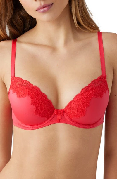 B.tempt'd By Wacoal Always Composed Underwire T-shirt Bra In Hibiscus