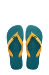 Havaianas Kids' Brazil Logo Flip Flop In Vibe Green